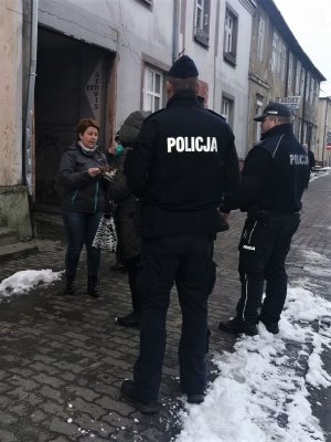 Policjanci na ulicach Myśliborza